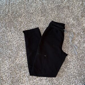 Figs High Waisted Yola Scrub Pants - Black